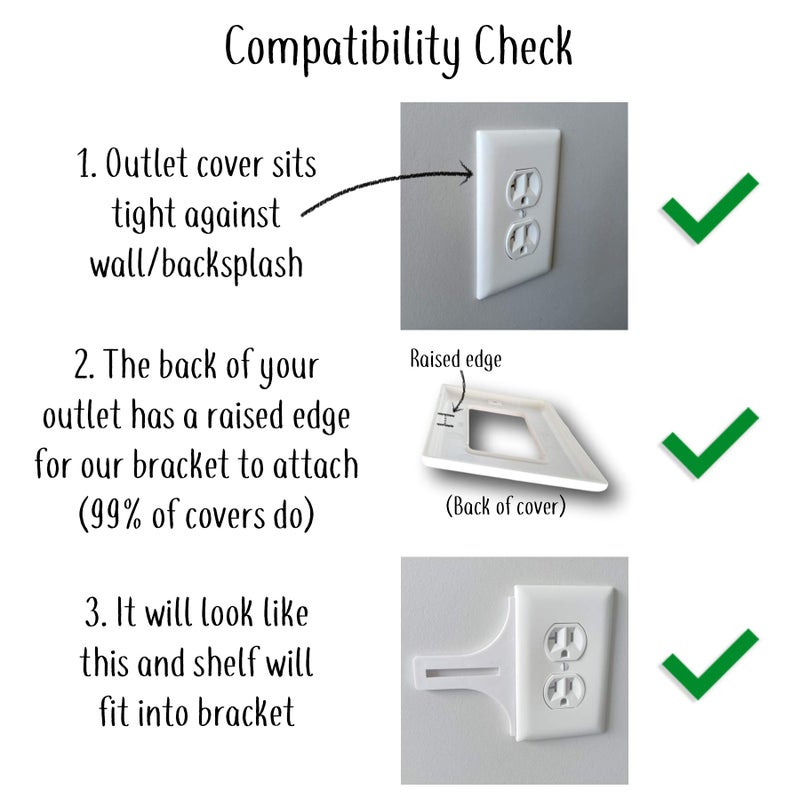 Mount Genie The Easy Outlet Shelf by Mount Genie - Works With All Outlets - 60 Second Install - Hidden Cord Cable Storage - Perfect Google Home Mount, Nest Wifi Mount, for Cameras, Voice Assistants, and More - Image 3